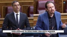 Sánchez e Iglesias, hoy ya con corbata y camisa negra, acusan al PP y Vox de no respetar el luto