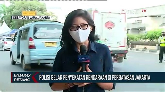 Polisi Gelar Penyekatan Kendaraan di Perbatasan Jakarta, Tak Ada SIKM Disanksi Putar Balik