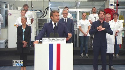 Emmanuel Macron veut faire de la France le premier producteur de voitures électriques