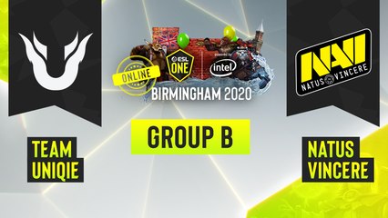 Dota2 - Natus Vincere vs. Team Unique - Game 2 - ESL One Birmingham 2020 - Group B - EU