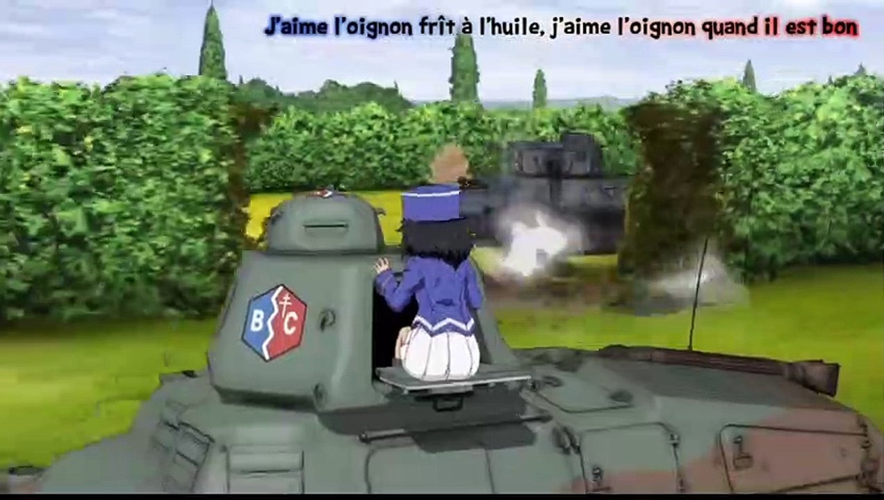 Girls Und Panzer Das Finale - Chant de l'Oignon de l'Académie Liberté BC (version longue)