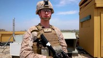 U.S. Marine Corps Lance Cpl. Jason Stein Mission to Secure Baghdad Embassy Compound in Iraq