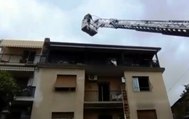 Taggia (IM) - Incendio in una palazzina, diversi intossicati (27.05.20)