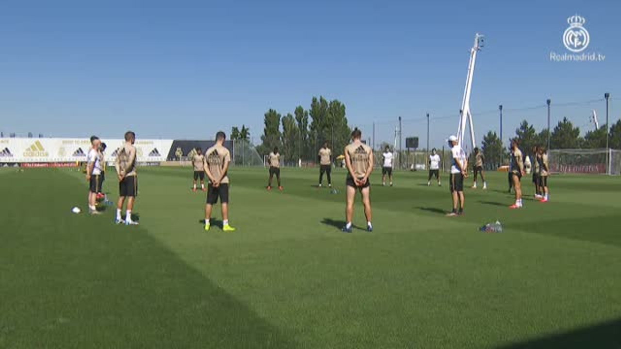 El Real Madrid se une al minuto de silencio por las víctimas del coronavirus