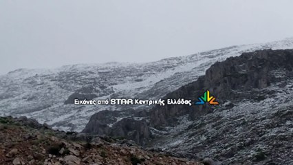 Τέλος Μαΐου και στον Παρνασσό χιονίζει