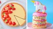10+ Best Colorful Cake Decorating Tutorials - So Yummy Cake Decorating Ideas By Tasty