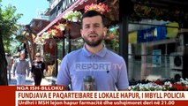 Report TV -Pronarët të painformuar, edhe sot lokalet në Tiranë të hapura, policia vetëm i këshillon