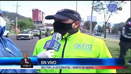 Se realizan controles vehiculares en el norte de Quito