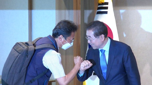 [서울] 박원순 서울시장·김명환 민주노총 위원장 면담...'전국민 고용보험' 논의 / YTN