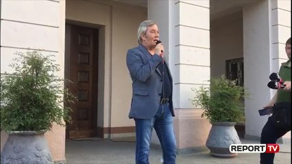 Report TV -Zef Deda në tubim: Kam punu me shpirt! Artistët janë fryma, shpirti jeta e një populli