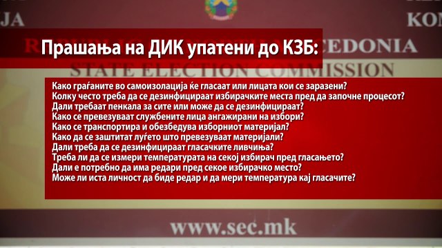 ДИК прашува: Како ќе гласаат позитивните на Ковид-19 и гласачите во изолација?