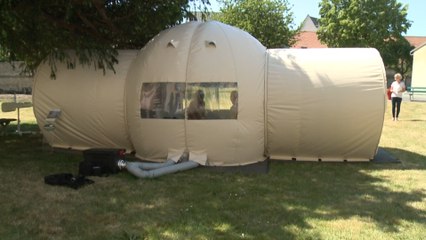 French nursing home sets up 'bubble tent' for family visits