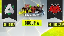 Dota2 - Alliance vs. HellRaisers - Game 1 - ESL One Birmingham 2020 - Group A - EU:CIS