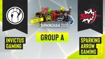 Dota2 - Invictus Gaming vs. Sparking Arrow Gaming - Game 1 - ESL One Birmingham 2020 - Group B - China
