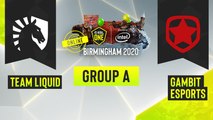 Dota2 - Team Liquid vs. Gambit Esports - Game 1 - ESL One Birmingham 2020 - Group A - EU:CIS