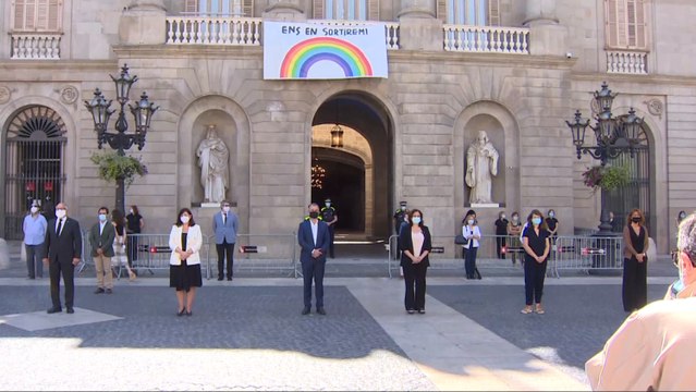 El Ayuntamiento de Barcelona recuerda a las víctimas del Covid-19