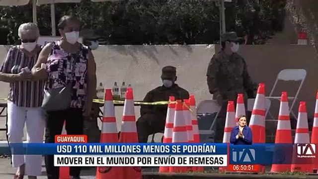 El 88 % de las remesas que recibe Ecuador proviene de tres países fuertemente golpeados por la pandemia.