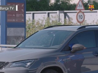 La Liga - Entraînement masqué pour le Barça
