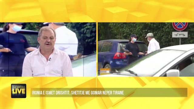 Çudit Ismet Drishti, xhiro me gomar në Tiranë - Shqipëria Live, 25 Maj 2020