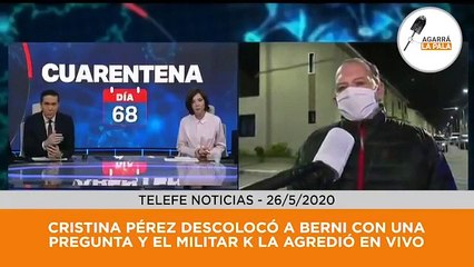 El tenso cruce al aire de Cristina Pérez y Sergio Berni