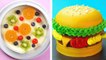 How To Make Colorful Cake Decorating Ideas - So Yummy Fruit Cake Hacks - Tasty Plus Cake Recipes