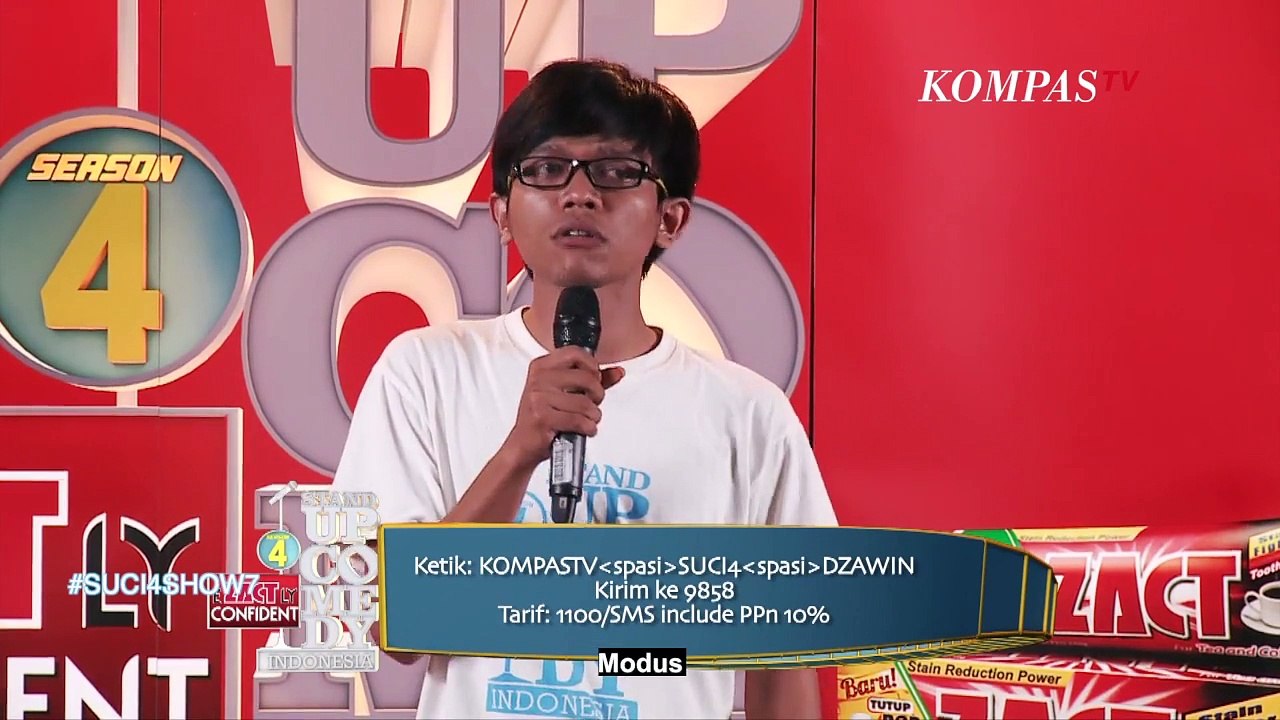 Stand Up Comedy Dzawin, Waktu MOS Itu Senior Banyak yang Modus, tapi SMA di Pesantren Ribet - SUCI 4