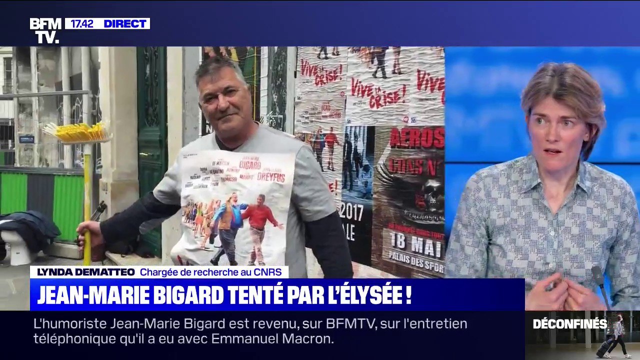 Lynda Dematteo (CNRS): "Je trouve ça très dangereux de construire la figure de Jean-Marie Bigard comme le représentant du peuple"