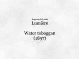 Water toboggan, montagnes russes sur l’eau) (Tobogán de agua, montaña rusa sobre agua) [1896]
