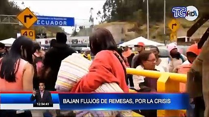 Bajan flujos de remesas de migrantes por la crisis sanitaria en el país