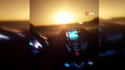 Meteor Bingöl'den böyle görüntülendi