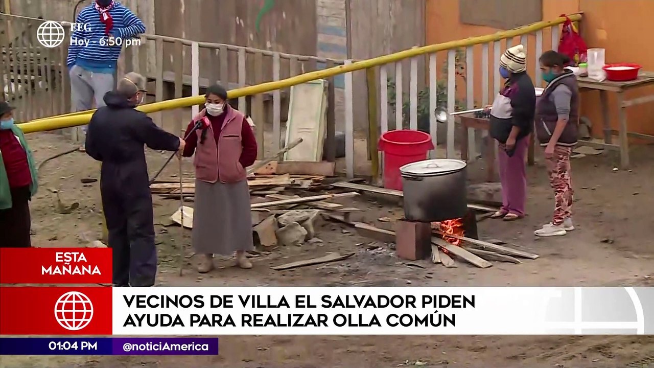 Edición Mediodía: Vecinos de VES piden ayuda para realizar olla común