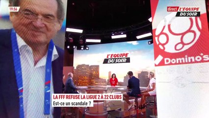 Dugarry tacle Le Graet - Foot - EDS