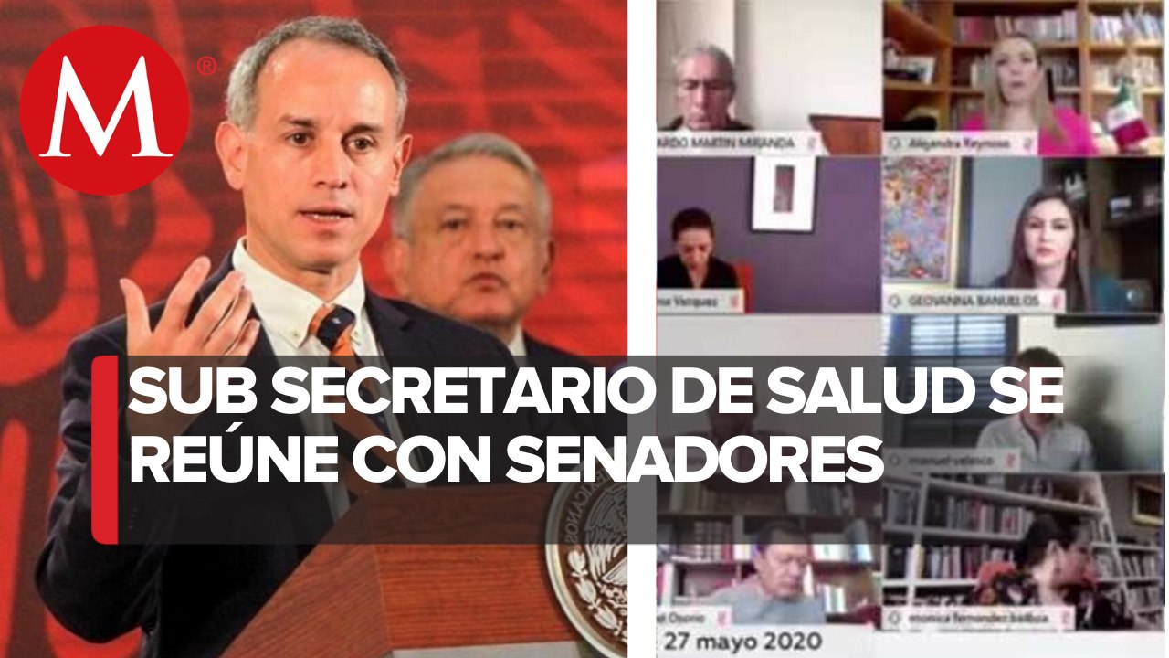 Senadores cuestionan a López-Gatell sobre acciones contra coronavirus