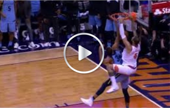 Chandler la barba asesina, enorme alley-oop a 2 decimas de segundo