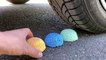 EXPERIMENT: Car vs Foam Balls - Crushing Crunchy & Soft Things by Car