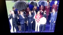 el presidente putin y la reina maxima de holanda reciben a los campeones de francia 15 de julio 2018