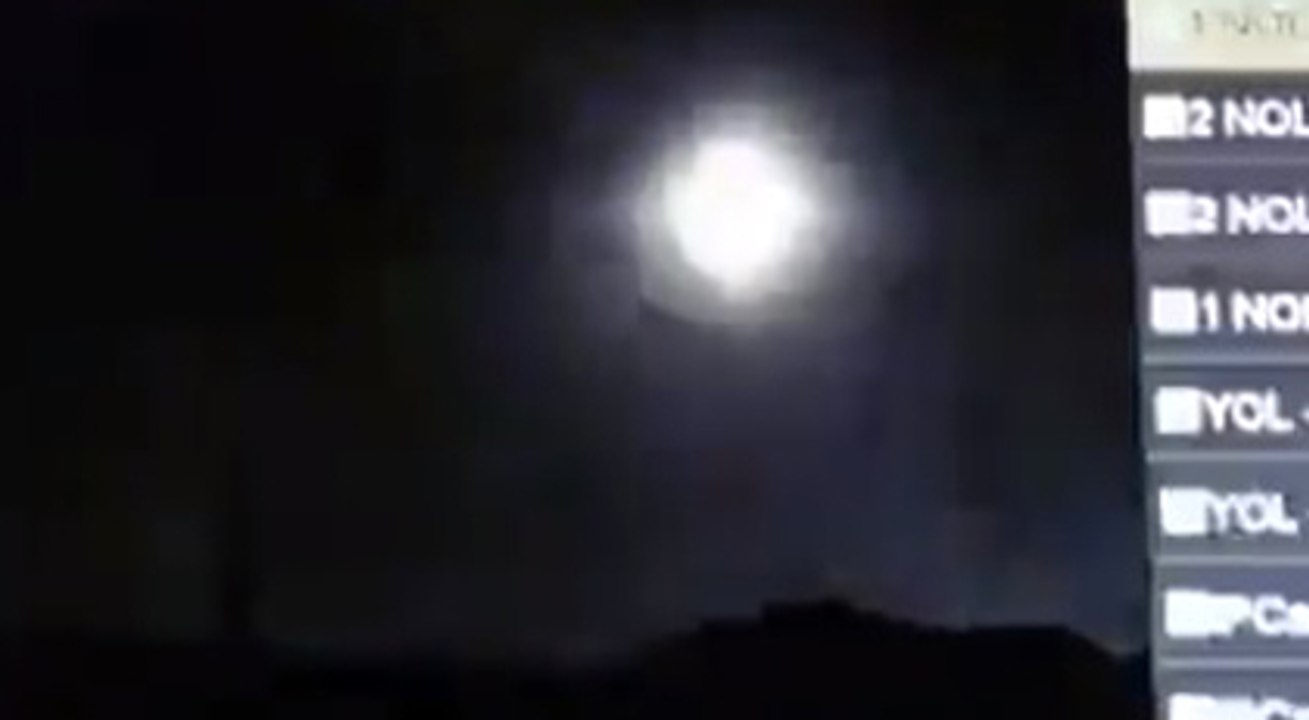 Karadeniz'e meteor düştü