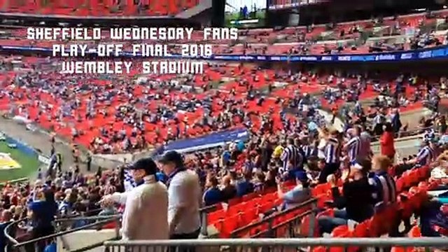 Sheffield Wednesday fans at Wembley - Play-Off Final 2016