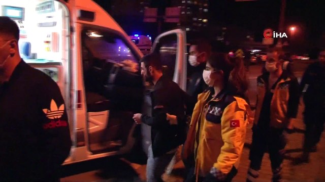 Trafik kazasından köpeği kaybolan kadın ortalığı birbirine kattı