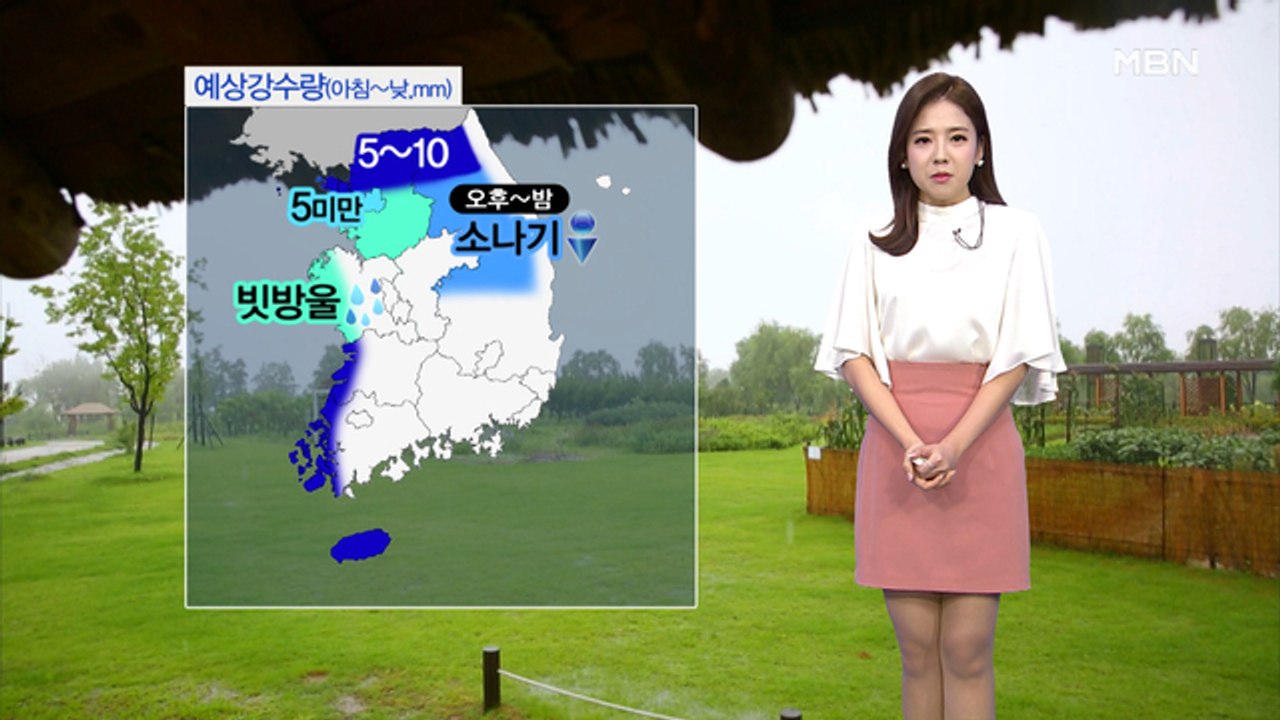 낮까지 곳곳 비 조금…오후 영서·경북 소나기