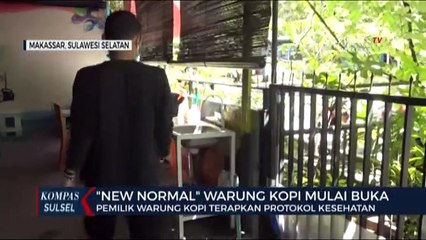 Pemilik Warung Kopi Terapkan Protokol Kesehatan