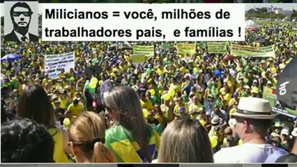 Para o moleque ditador, @jdoriajr, as famílias que foram às ruas ontem são na verdade milicianos