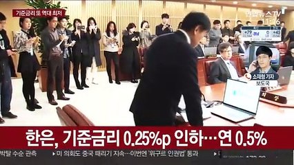 기준금리 0.5%로 인하…"올해 0.2% 역성장"