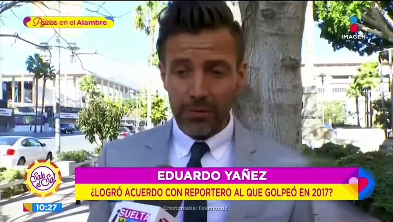 Eduardo Yáñez llegó a un acuerdo con el reportero que golpeó