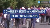 Congress seeks a nationwide plan for migrants