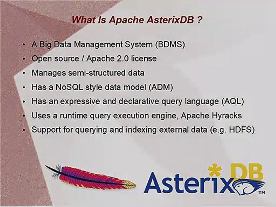 Apache AsterixDB