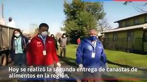 COVID 19 : ENTREGA DE CANASTAS FAMILIARES POR PARTE DEL GOBIERNO REGIONAL DE LA ARAUCANIA