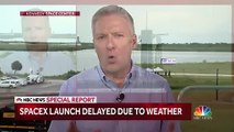 Le lancement du premier vol habité de SpaceX a été reporté à samedi peu avant l’heure prévue du décollage, en raison du mauvais temps