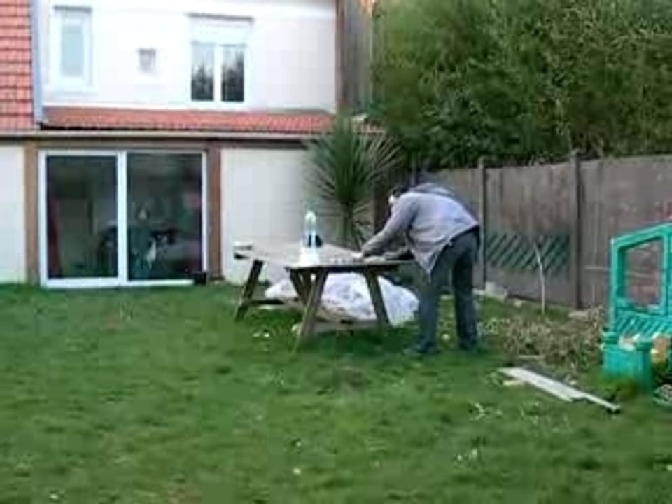 Fusée à eau premier test fusee 001