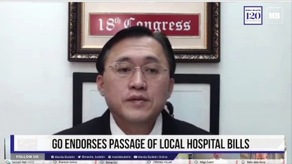 Go endorses passage of local hospital bills